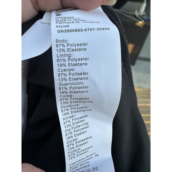 Fabletics Heatherflex Kick Flare Jumpsuit In Charcoal Sz M Square Neck Build In - Picture 12 of 15